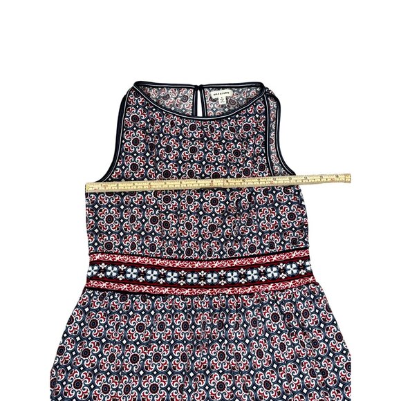 Max Studio Sleeveless Red White & Blue Geometric Print Dress S - Picture 8 of 10